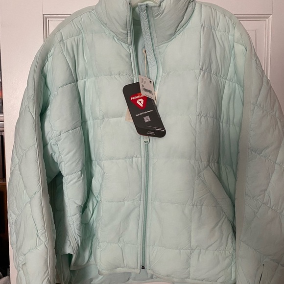 Free People Pippa Packable Puffer Jacket - Mint NWT - Picture 1 of 3